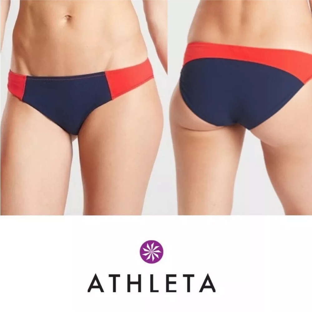 Athleta Colorblock Mid Rise Bottom